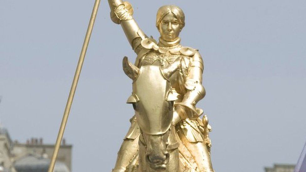 Statue of Joan of Arc in Paris