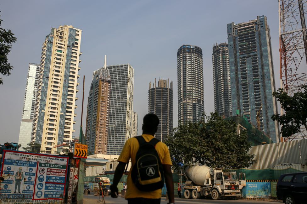 Residential buildings in Mumbai, India, on Monday, Dec. 18, 2023. Wealthy Indians living abroad are snapping up luxury homes in the country, with the investment play driving an unprecedented boom in sales of top-end properties