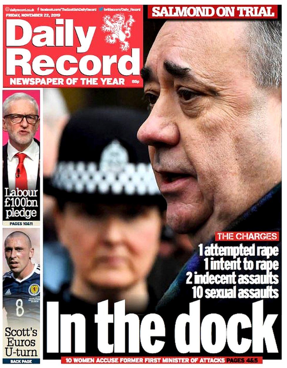 Scotland's Papers: Alex Salmond Sex Assault Charges Denial - BBC News