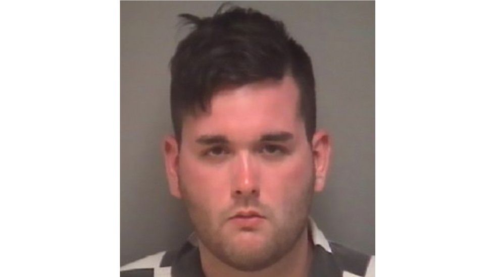 This police booking photograph obtained August 13, 2017 courtesy of the Albemarle County Jail shows suspect James Alex Fields, Jr., who allegedly plowed a car into a crowd when a white nationalist rally erupted into deadly violence