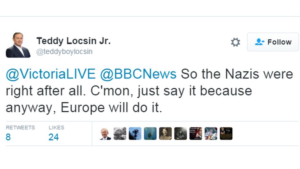 «Значит, нацисты все-таки были правы. Давай, просто скажи это, потому что Европа все равно это сделает».