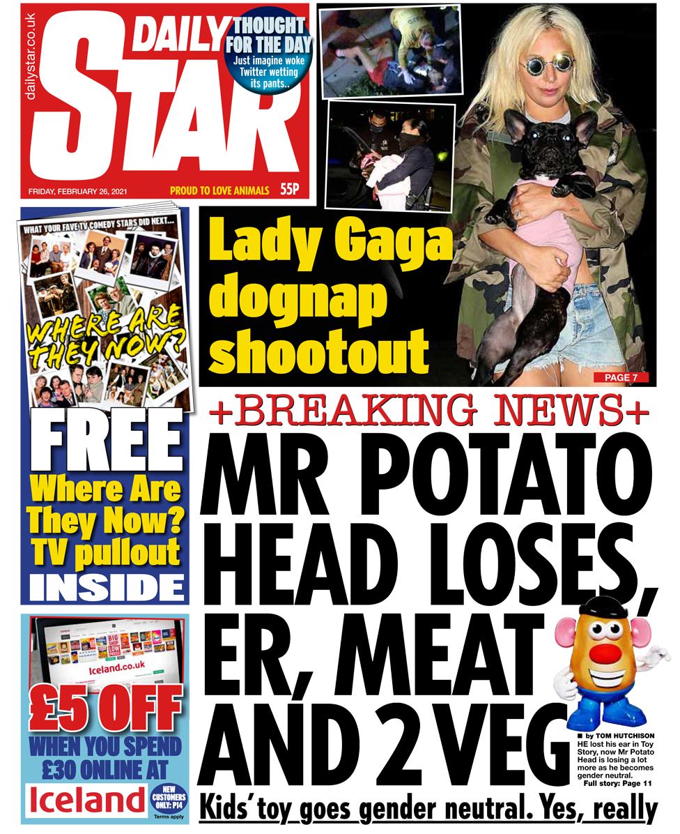 Daily Star front page