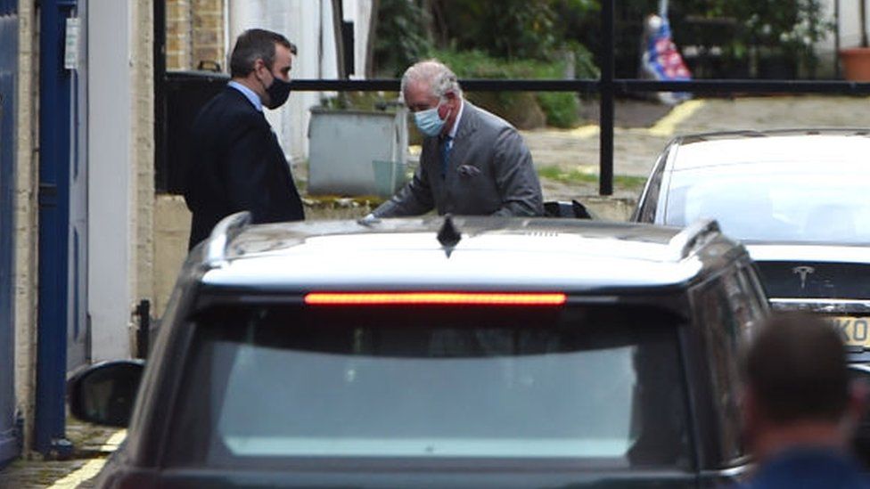 Prince Charles at the King Edward VII's hospital