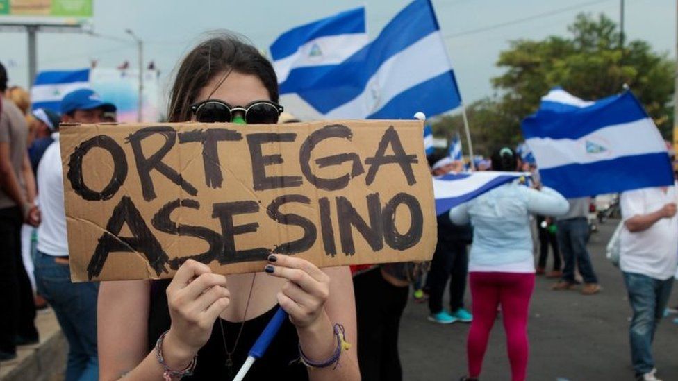 Nicaragua protests Tens of thousands in new antigovernment rallies