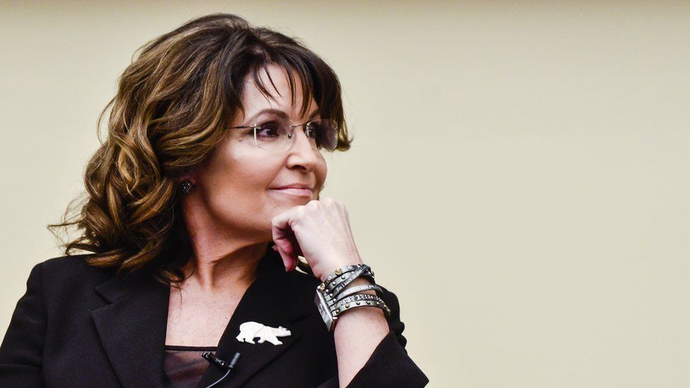 Former Governor Sarah Palin speaks during the 'Climate Hustle' panel discussion at the Rayburn House Office Building on April 14, 2016 in Washington, DC