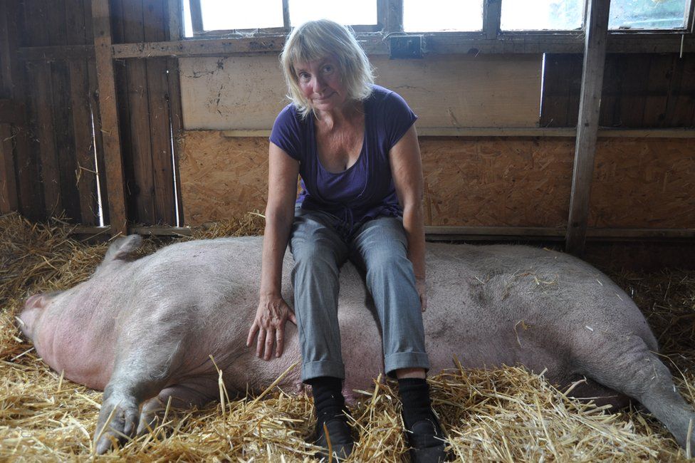 Kathy and Pog the Pig