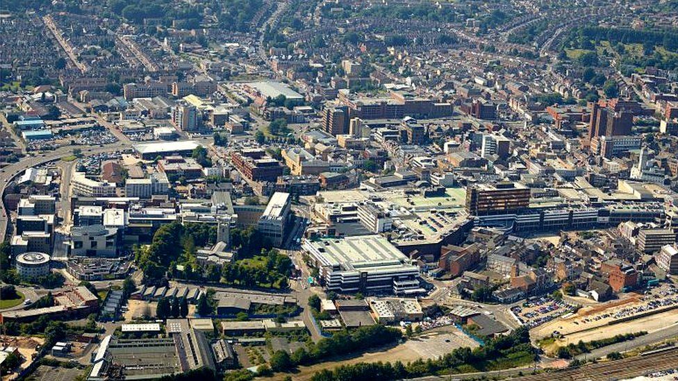 Luton from the air