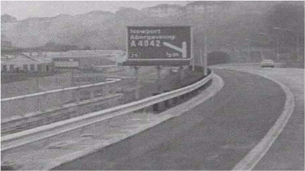 Brynglas tunnels close eastbound until Monday for work BBC News