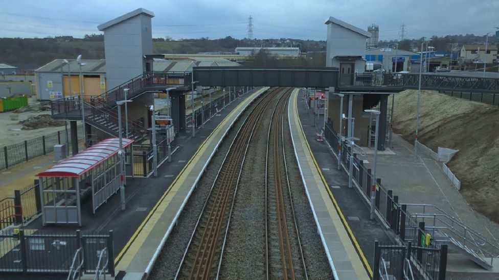 New £10.8m railway station opens in Bradford BBC News