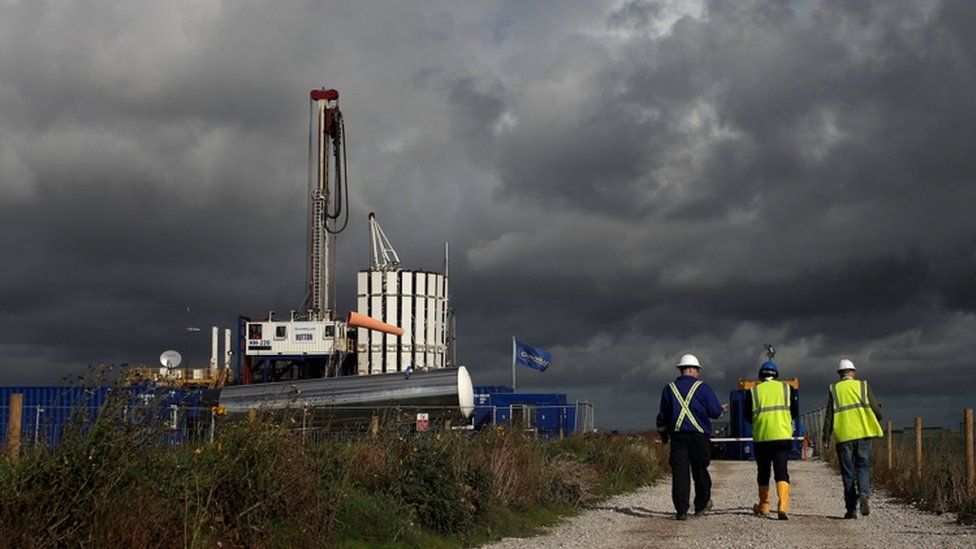 Cuadrilla shale fracking facility in Lancashire