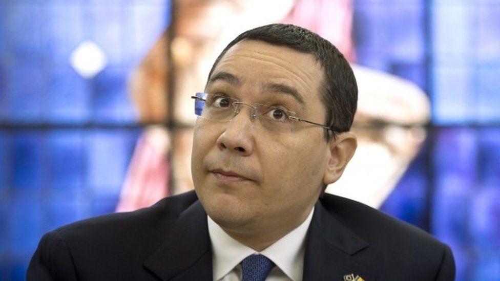 Romanian Prime Minister Victor Ponta during a news conference in Bucharest - 9 June 2015