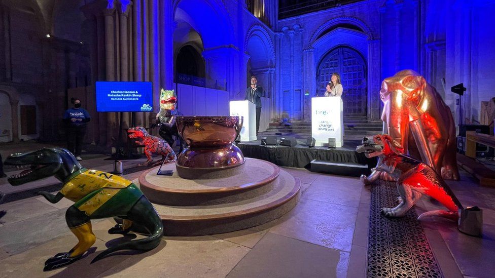 Charity auction at Norwich Cathedral