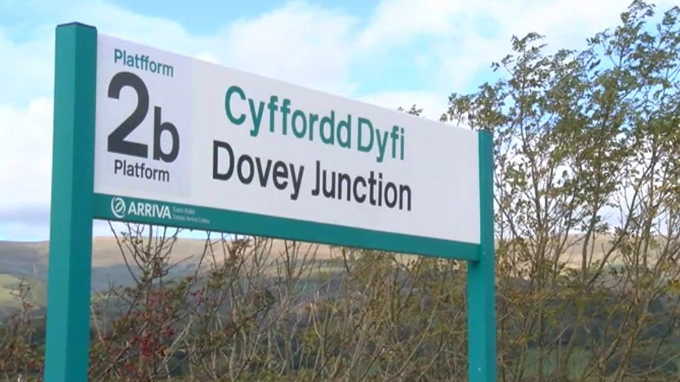 Arwydd Cyffordd Dyfi