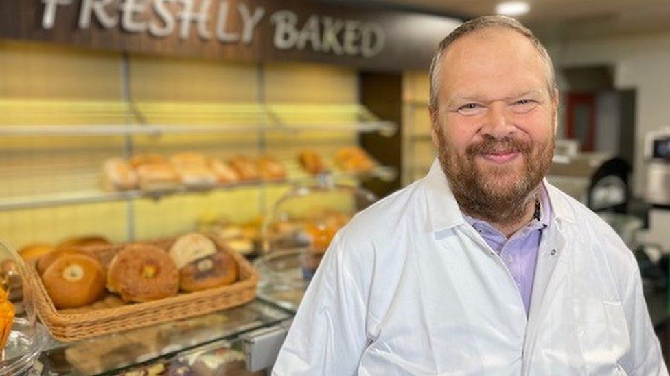 Mark Priestley, the owner of Priestley Bakers