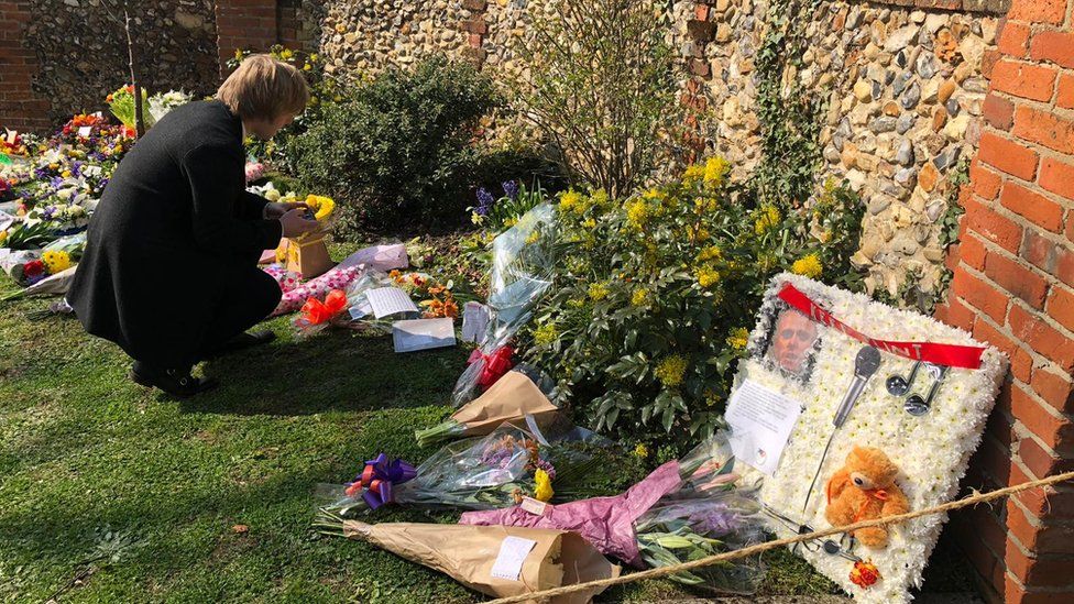Keith Flint floral tributes