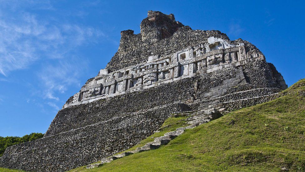 Xunantunich ancient Mayan archaeological site, Belize