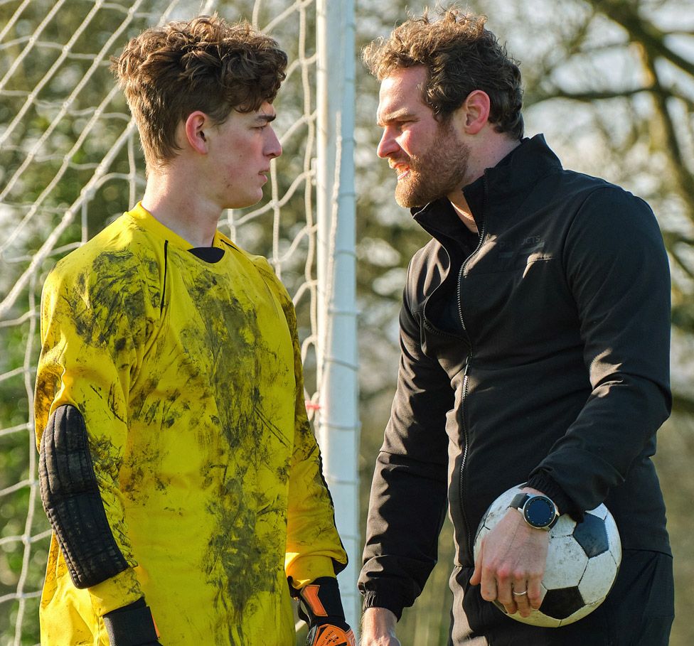 Rhys Connah and Mark Stanley in Happy Valley series three