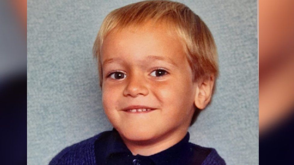 Simon Parkes as a young boy