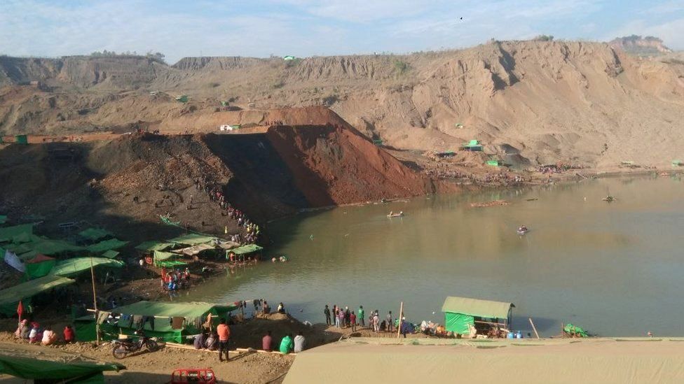 Myanmar: Up to 100 missing in jade mine landslide (bbc.com)