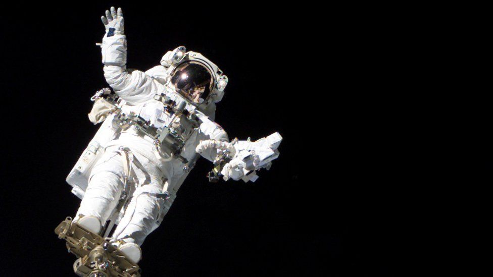 Astronaut on a sapcewalk