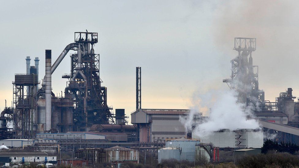 Tata Steel works in Port Talbot, South Wales