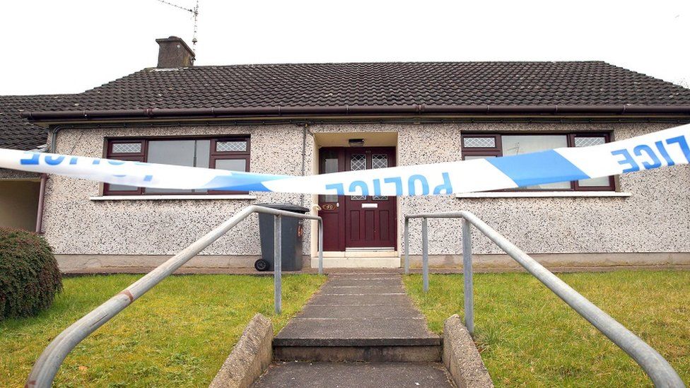 The fatal fire was at a house on on Highfield Road, Magherafelt