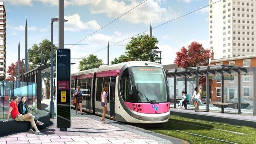 Future tram site