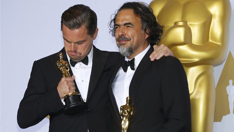 Leonardo DiCaprio and Alejandro Inarritu