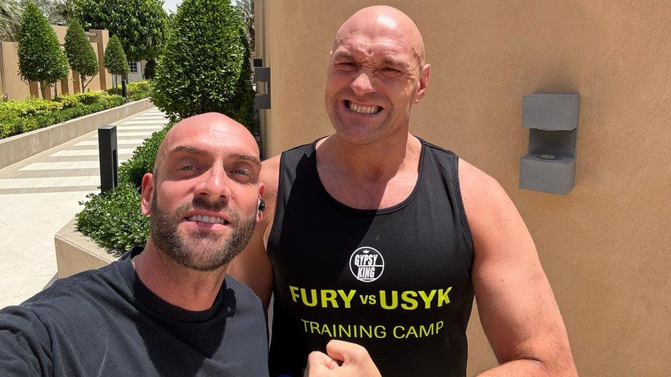 Greg Marriott and Tyson Fury