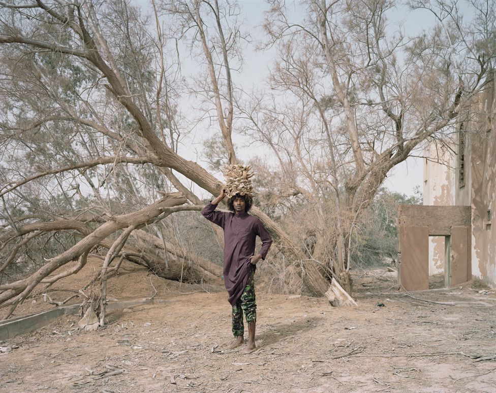 Portrait of a man standing by a tree