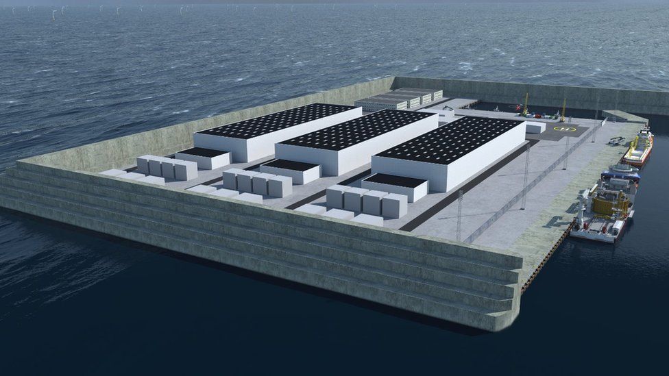 Denmark to build 'first energy island' in North Sea - BBC News