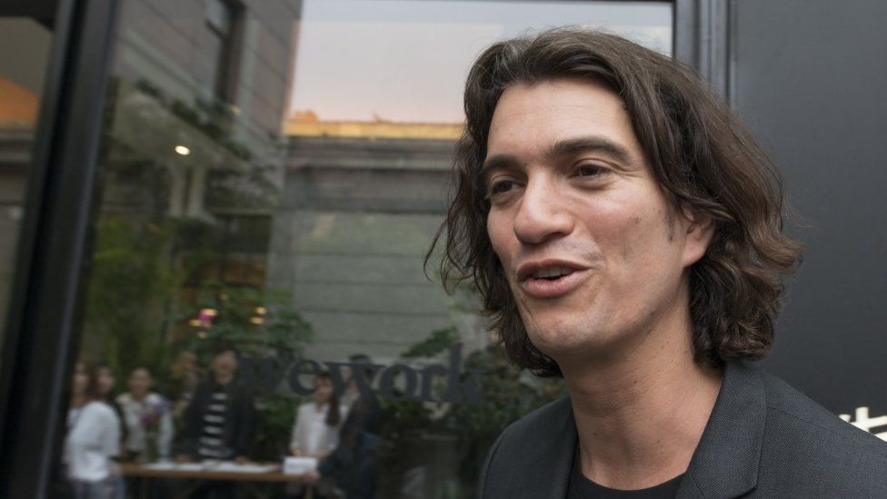 WeWork co-founder and chief executive Adam Neumann,