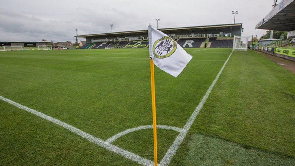 The pitch at Forest Green Rovers
