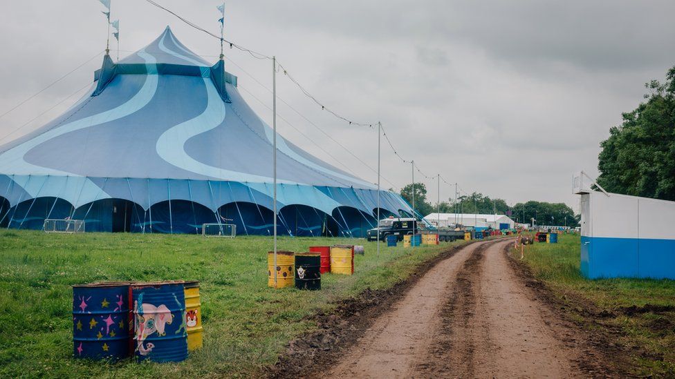 Preparations for this year's Glastonbury