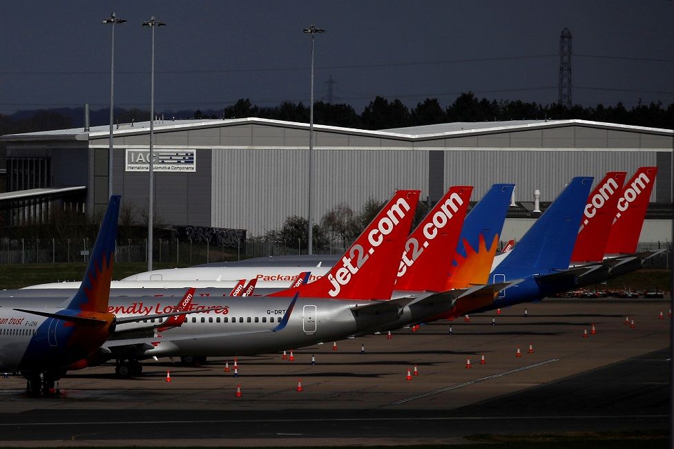 File image of Jet2 planes at Birmingham airport