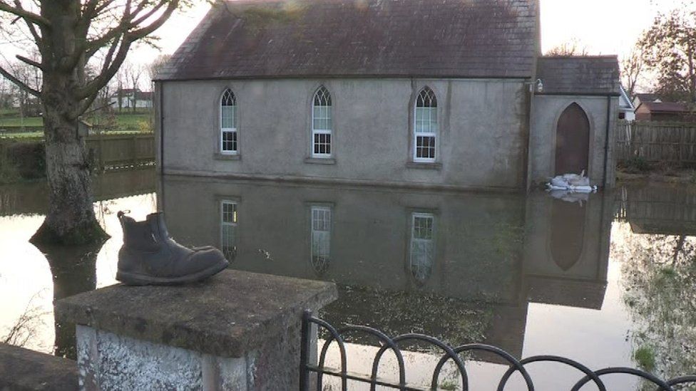 County Fermanagh was one of the areas worst affected by the flooding