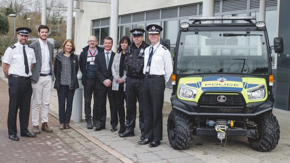 Devon and Cornwall Police's new all terrain vehicle