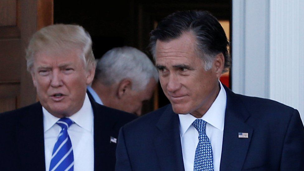 Trump Election Mitt Romney Considered For Secretary Of State Bbc News 4484