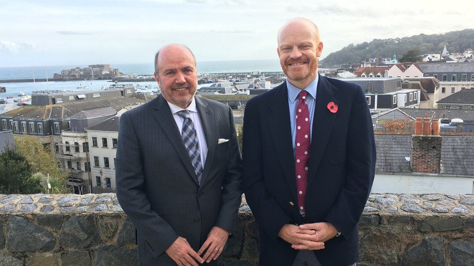 Costa Rican ambassador and Guernsey's chief minister