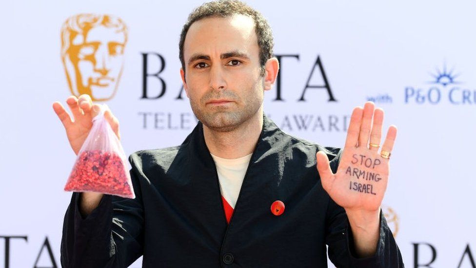 Khalid Abdalla attends the 2024 BAFTA Television Awards