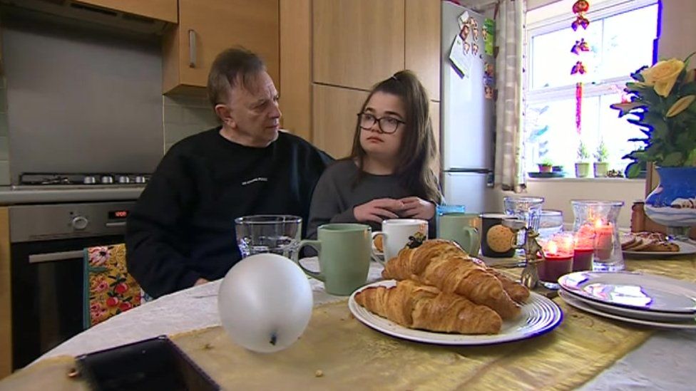 Father's Relief As Daughters Return From Ukraine - Bbc News