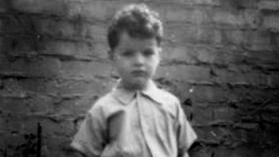 Robin King as a young boy