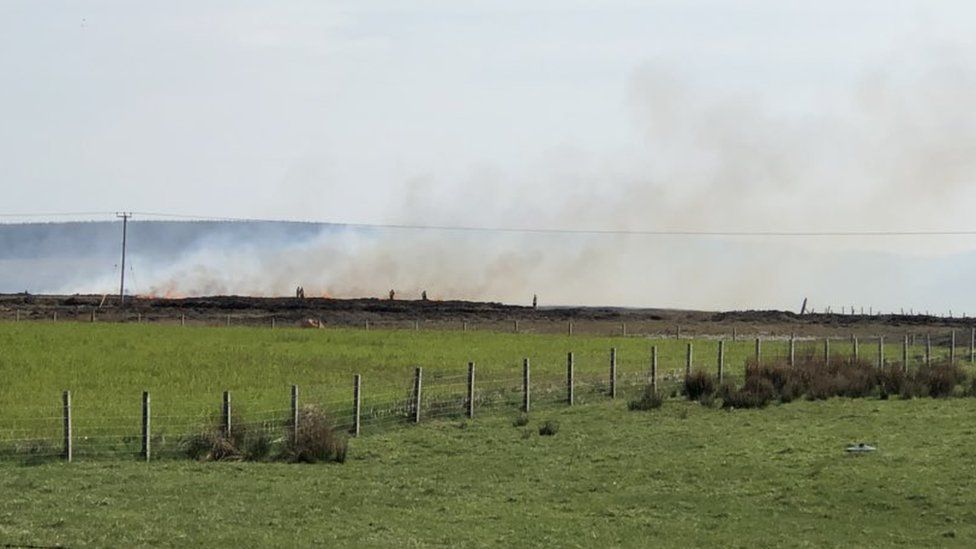 Crews from across Caithness, Sutherland and Easter Ross have been mobilised to tackle wildfires over the last two days.