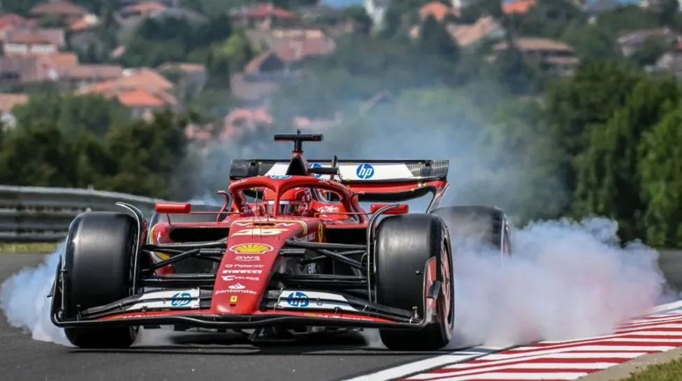 Norris Leads Hungarian GP Practice While Leclerc Crashes.