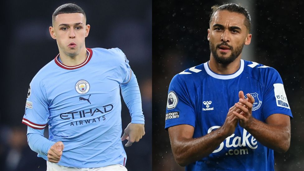 Team news Manchester City v Everton BBC Sport