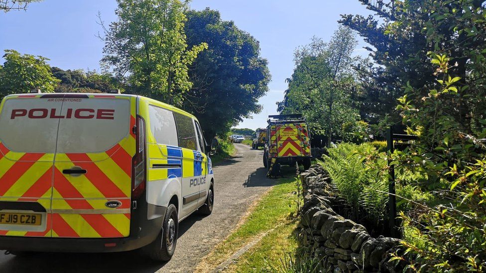 Edale Mountain Rescue Team in the Peak District in Derbyshire