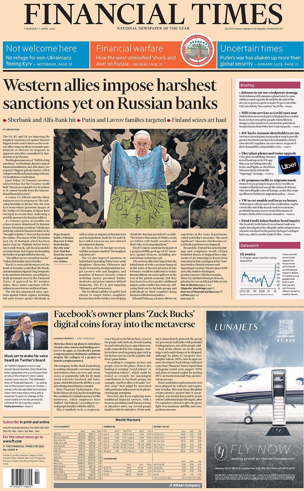 The Financial Times 7 апреля