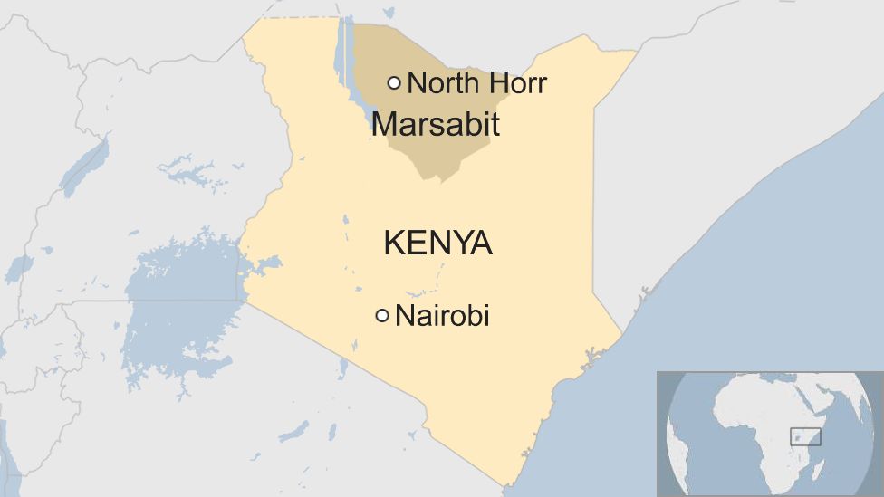 North Horr Kenya Map Kenyans Mourn Mass Camel 'Poisoning' - Bbc News