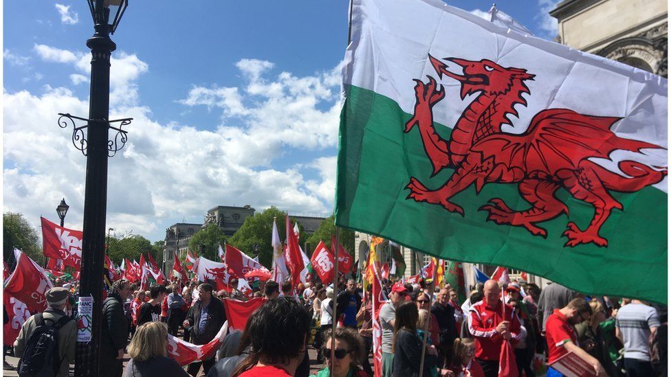 Gorymdaith Annibyniaeth Yng Nghaerdydd Bbc Cymru Fyw