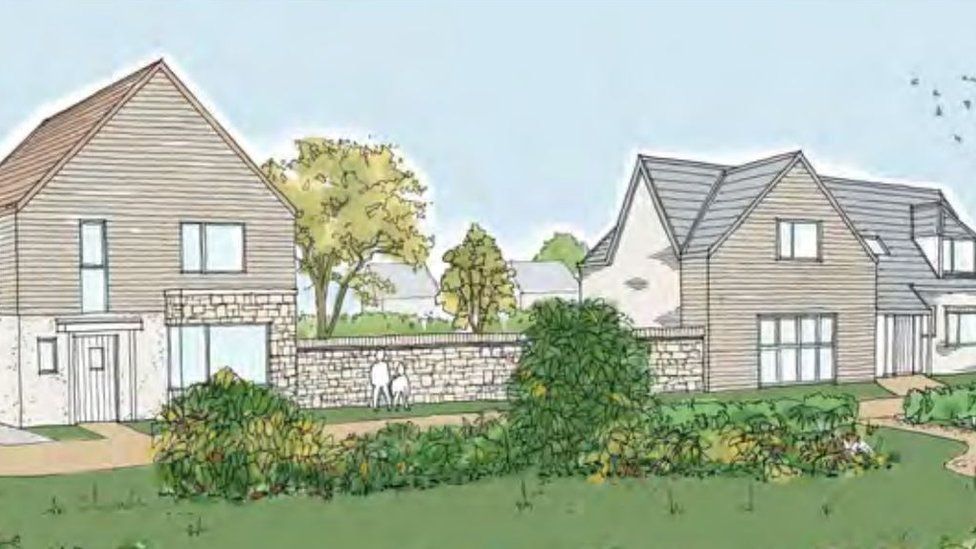 Illustrative view of what Cricklade homes would have looked like